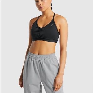 Ruched Training Sports Bra